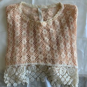 Free People crop top size L BEAUTIFUL